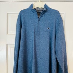 Vineyard Vines Men’s Blue Quarter Zip